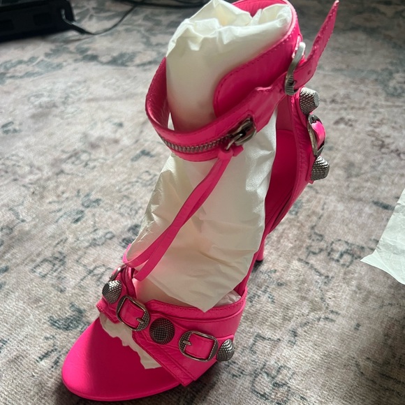 New in Box Balenciaga Cajole high heel sandals size 38 - Picture 7 of 7